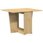 Table À Manger Papillon Pliable Corona Cire Marron Bois De Pin - www.minichezmoi.com