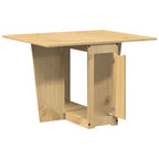 Table À Manger Papillon Pliable Corona Cire Marron Bois De Pin - www.minichezmoi.com