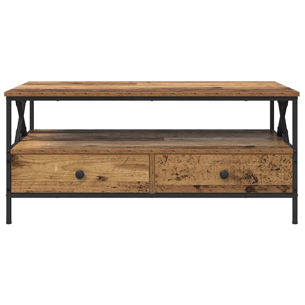Table Basse 100 X 51 X 45 Cm Bois Robuste - www.minichezmoi.com