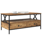 Table Basse 100 X 51 X 45 Cm Bois Robuste - www.minichezmoi.com