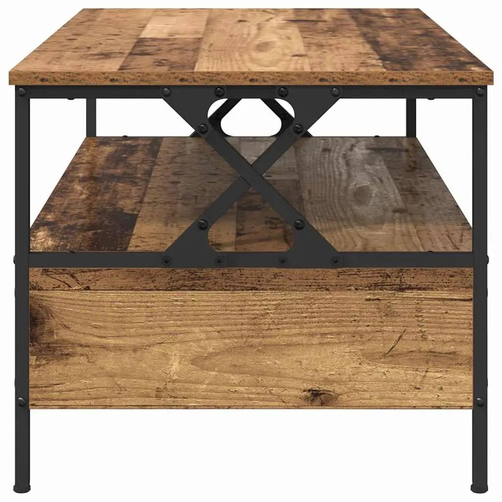 Table Basse 100 X 51 X 45 Cm Bois Robuste - www.minichezmoi.com