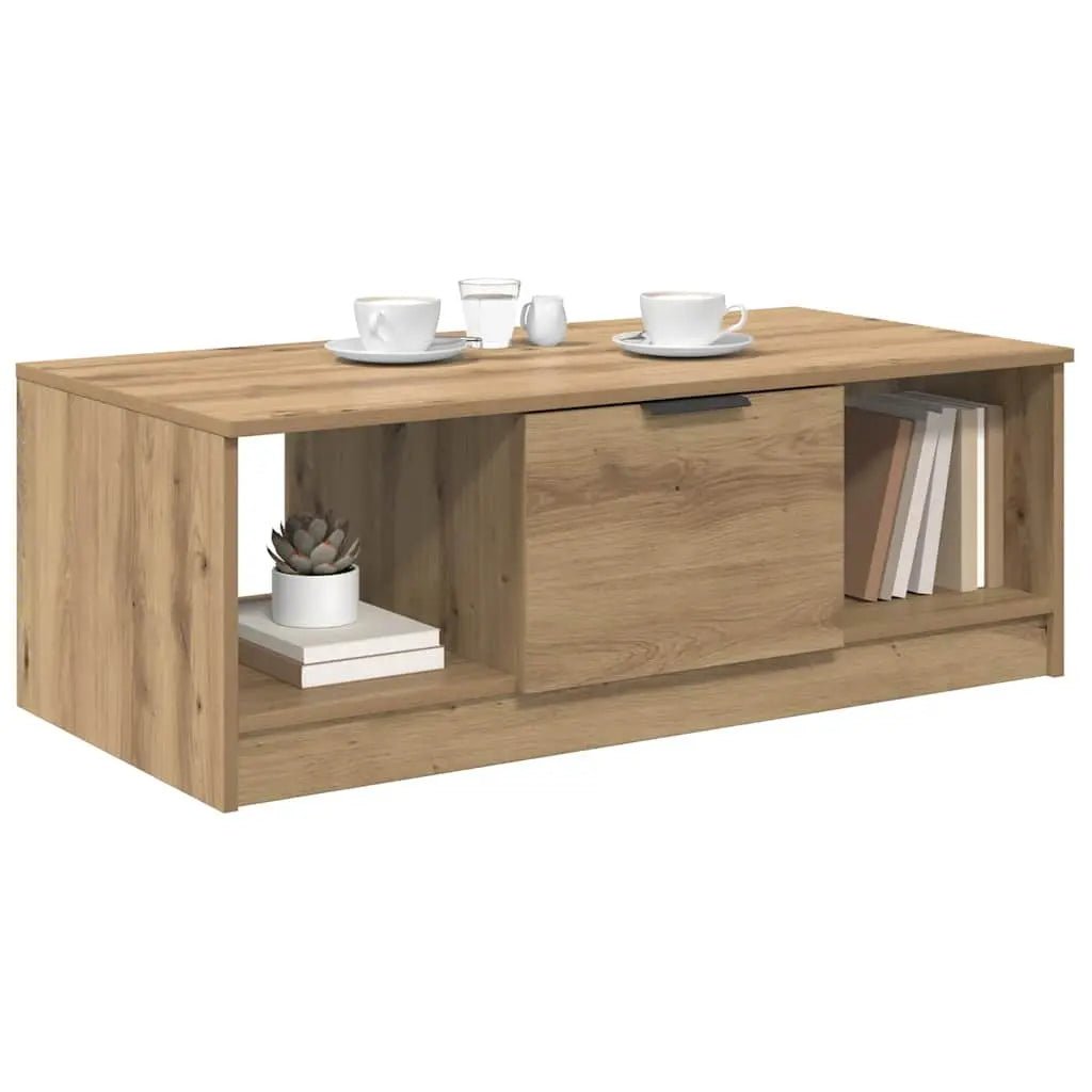 Table Basse 102 X 50 X 36Cm Bois Robuste - www.minichezmoi.com