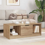 Table Basse 102 X 50 X 36Cm Bois Robuste - www.minichezmoi.com