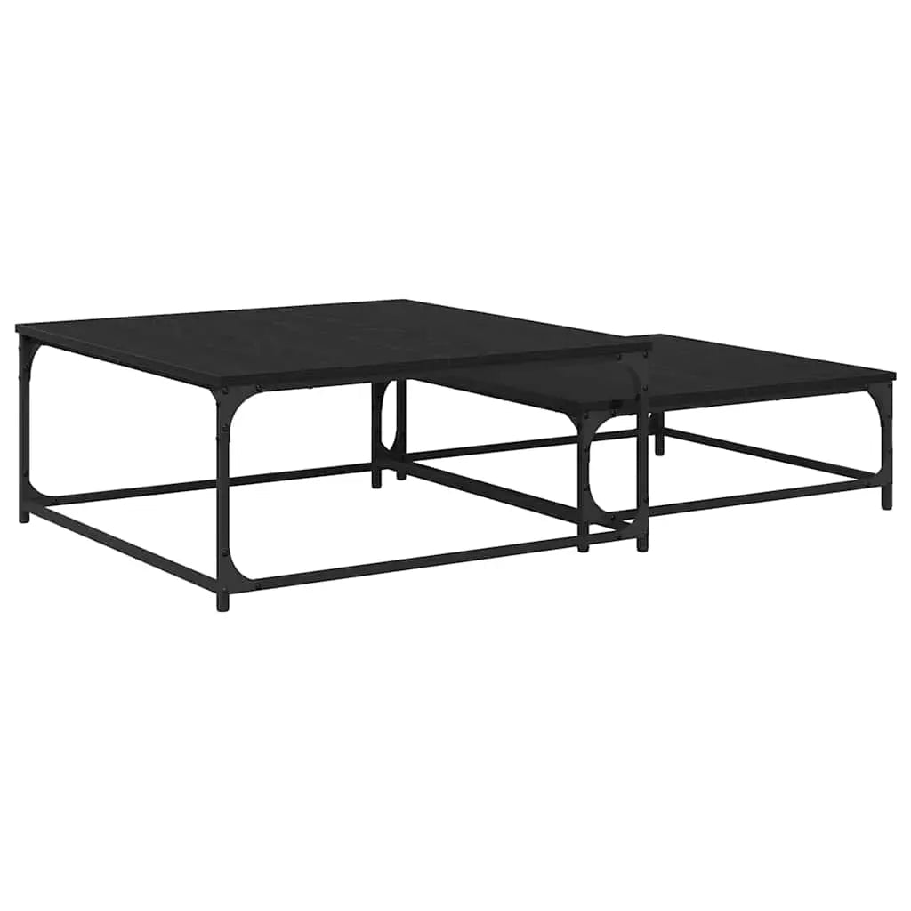 Table Basse 2 Pcs Bois D'ingénierie - www.minichezmoi.com