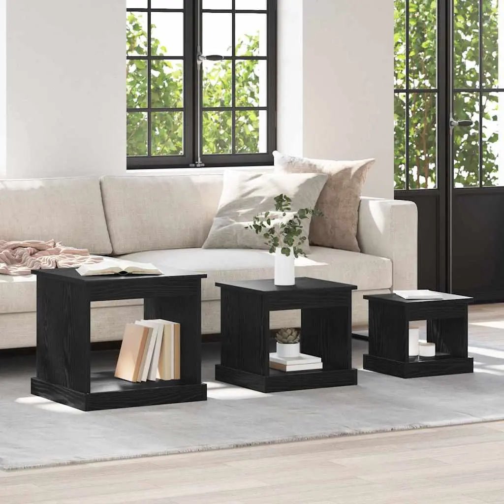 Table Basse 3 Pcs Bois D'ingénierie - www.minichezmoi.com