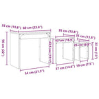 Table Basse 3 Pcs Bois Robuste - www.minichezmoi.com