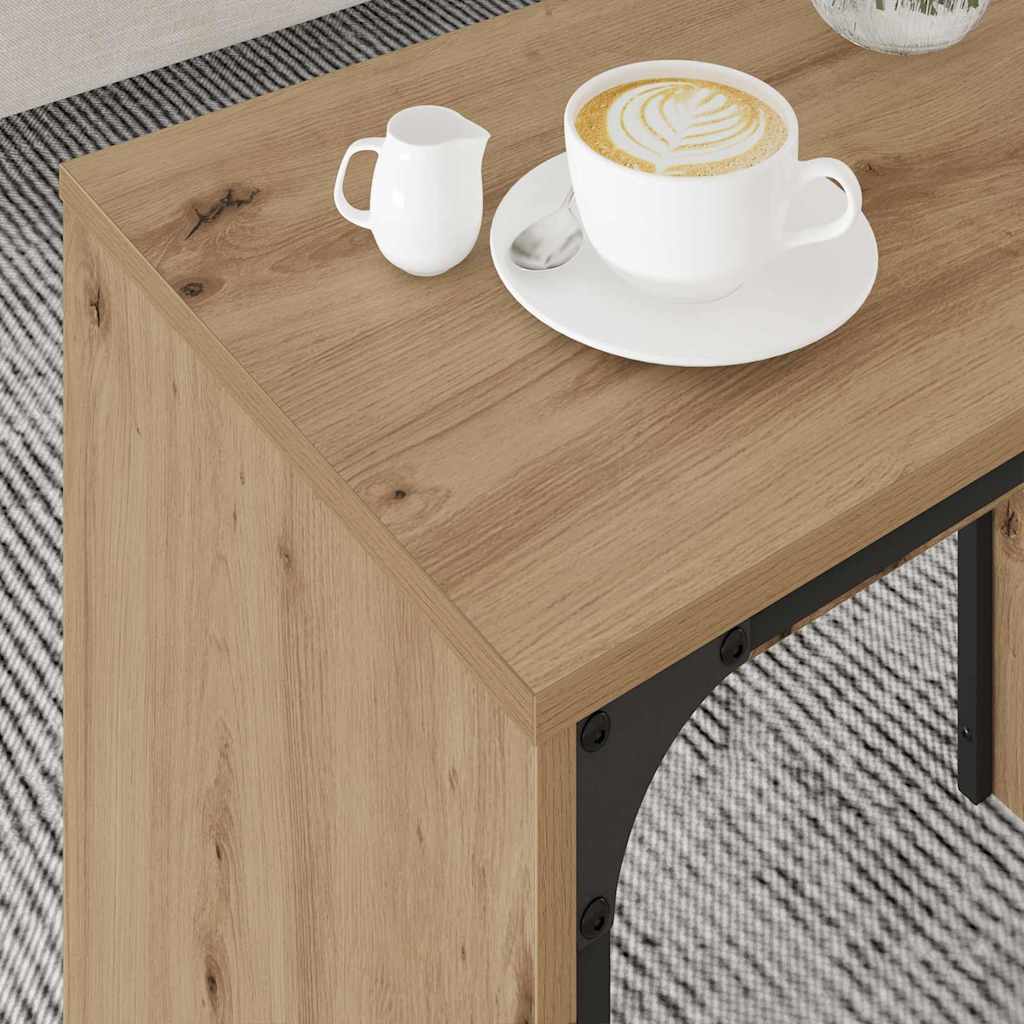 Table Basse 3 Pcs Bois Robuste - www.minichezmoi.com