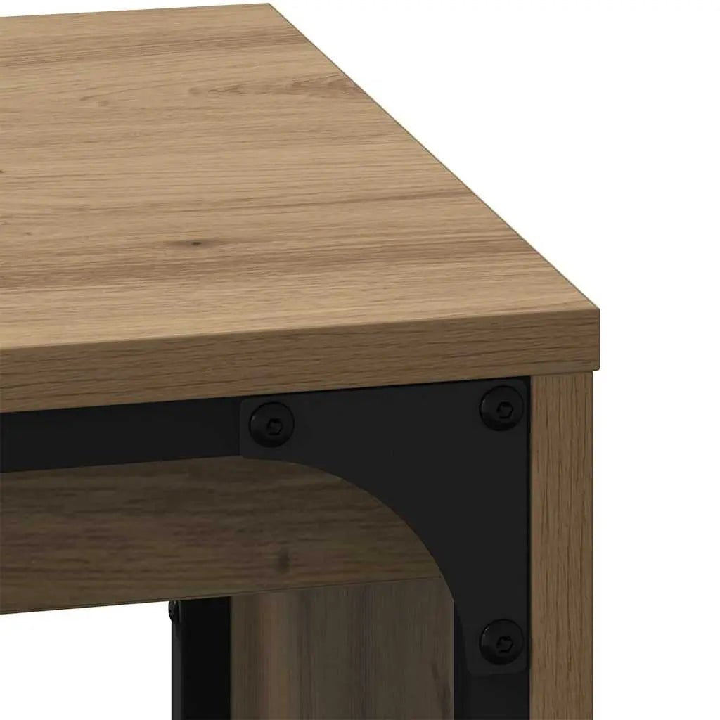 Table Basse 3 Pcs Bois Robuste - www.minichezmoi.com