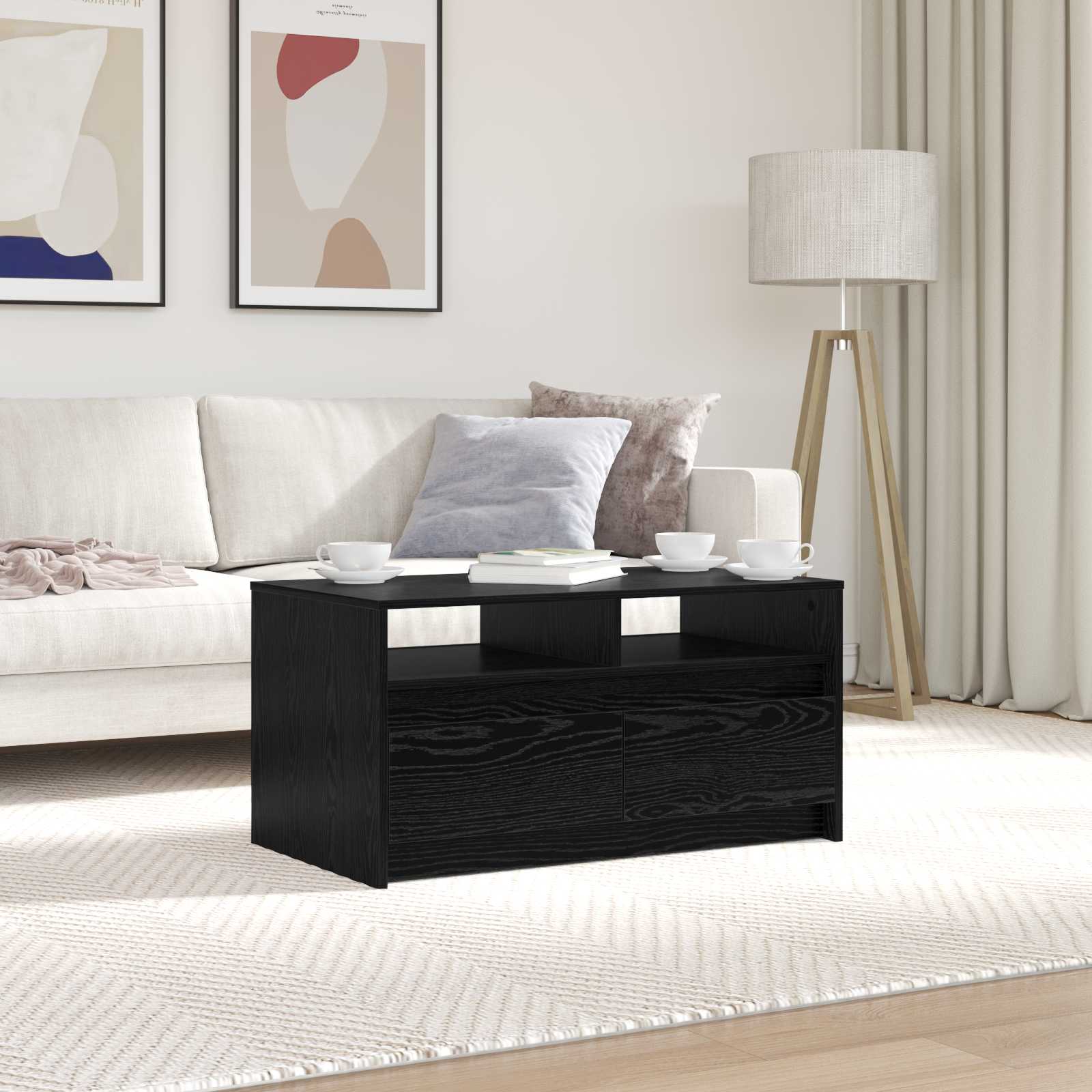 Table Basse 90 X 50 X 45 Cm Bois Robuste - www.minichezmoi.com