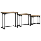 Table Basse Gigogne 3 Pcs Bois Robuste - www.minichezmoi.com
