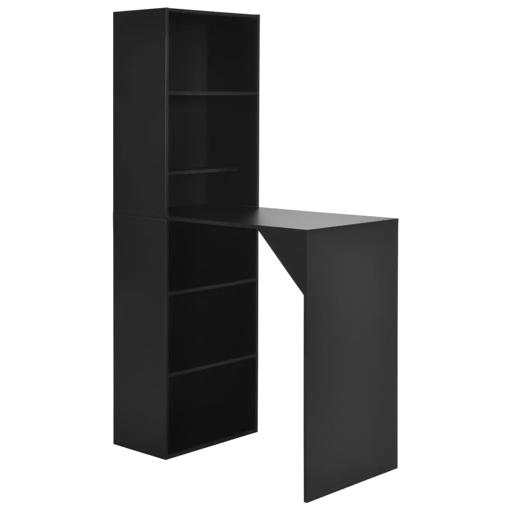 Table De Bar Avec Armoire Blanc 115X59X200 Cm - www.minichezmoi.com