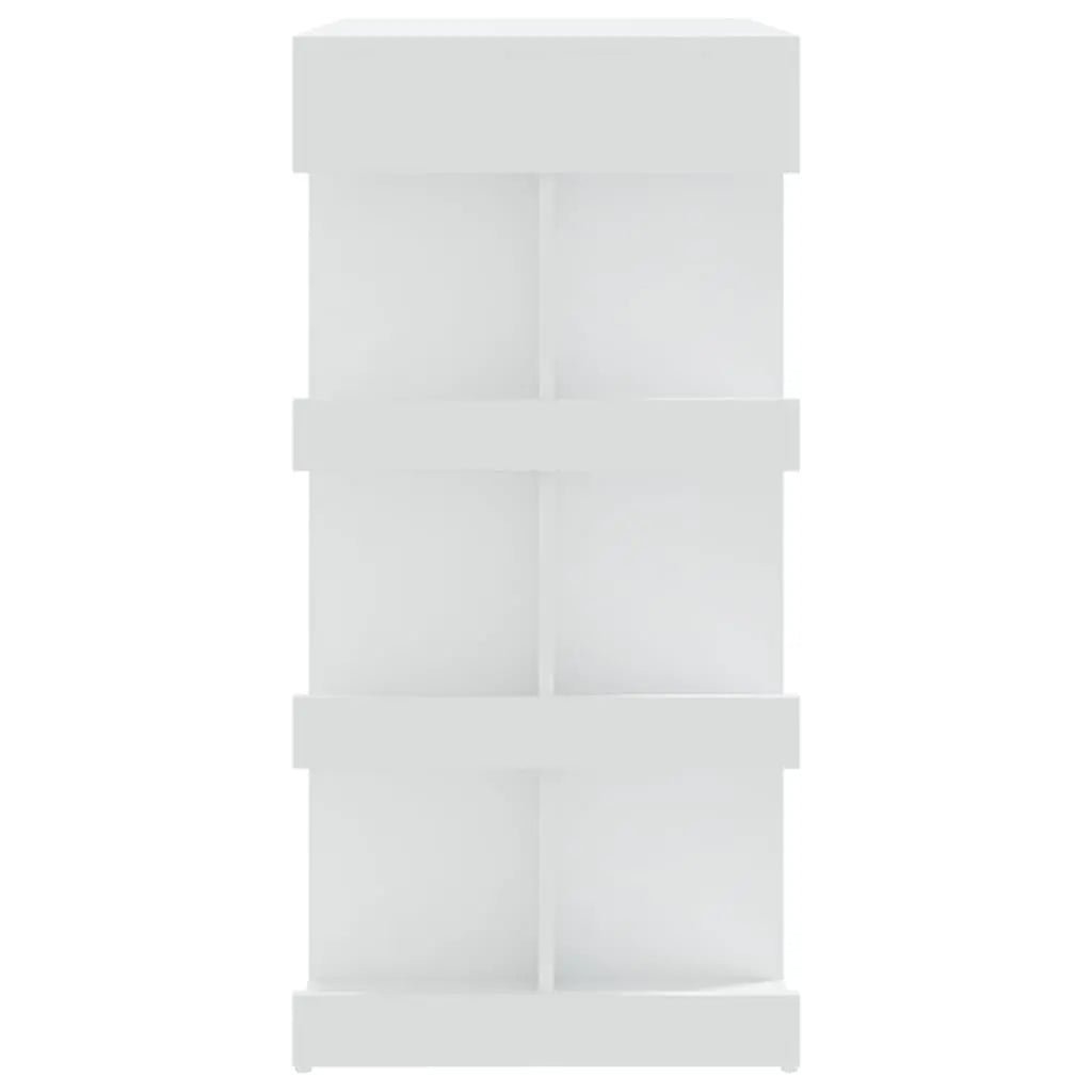 Table De Bar Avec Étagère De Rangement Bois D'ingénierie - www.minichezmoi.com