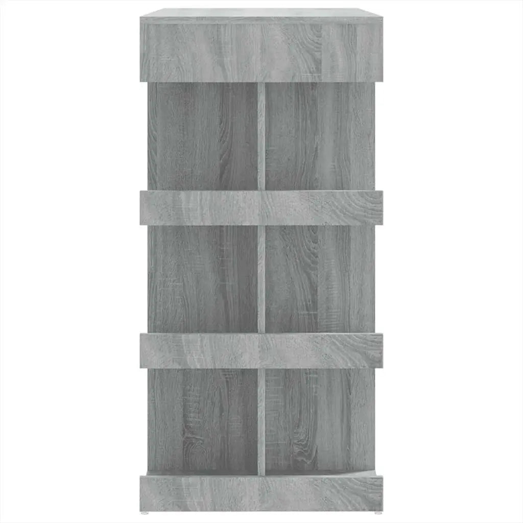 Table De Bar Et Étagère De Rangement 100X50X101,5Cm - www.minichezmoi.com