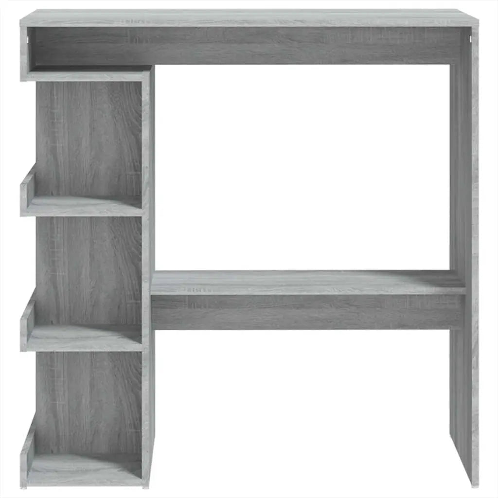 Table De Bar Et Étagère De Rangement 100X50X101,5Cm - www.minichezmoi.com