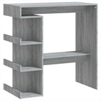Table De Bar Et Étagère De Rangement 100X50X101,5Cm - www.minichezmoi.com