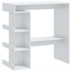 Table De Bar Étagère De Rangement 100X50X101,5Cm - www.minichezmoi.com