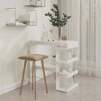 Table De Bar Étagère De Rangement 100X50X101,5Cm - www.minichezmoi.com