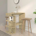 Table De Bar Étagère De Rangement Bois Ingénierie - www.minichezmoi.com
