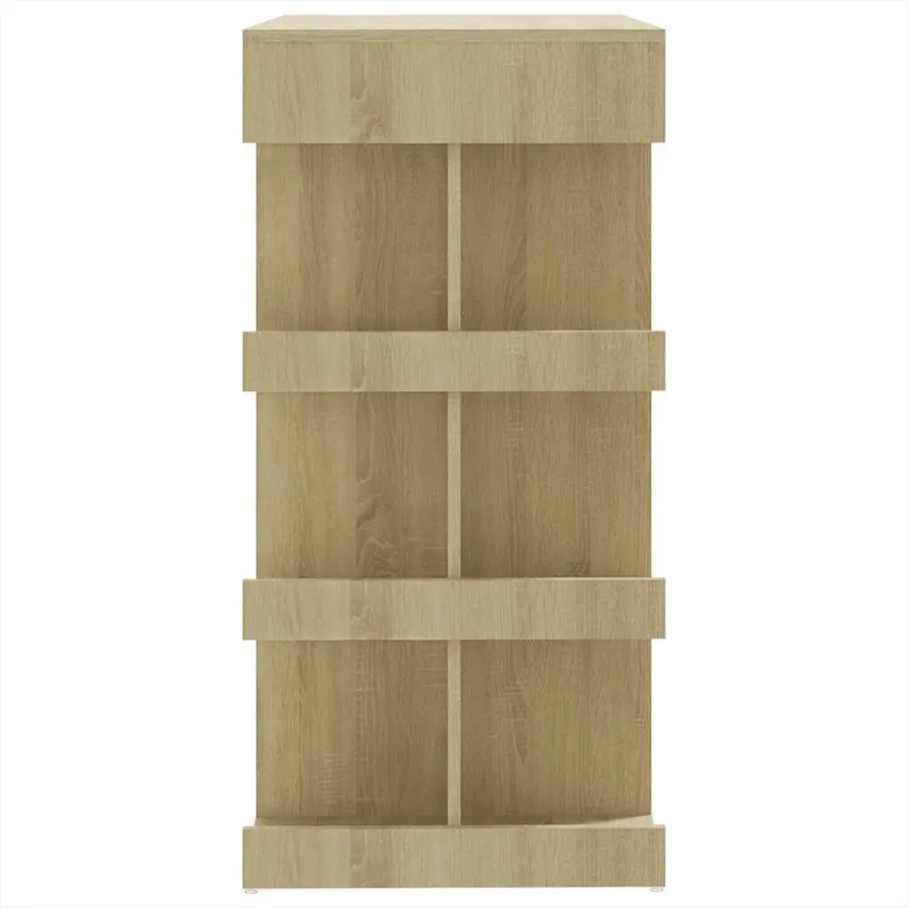 Table De Bar Étagère De Rangement Bois Ingénierie - www.minichezmoi.com