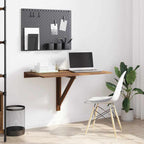 Table Murale Pliable 100X60X56 Cm Bois D'ingénierie - www.minichezmoi.com