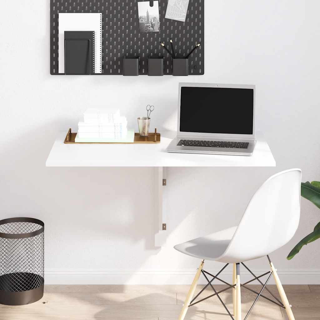 Table Murale Pliable 100X60X56 Cm Bois D'ingénierie - www.minichezmoi.com