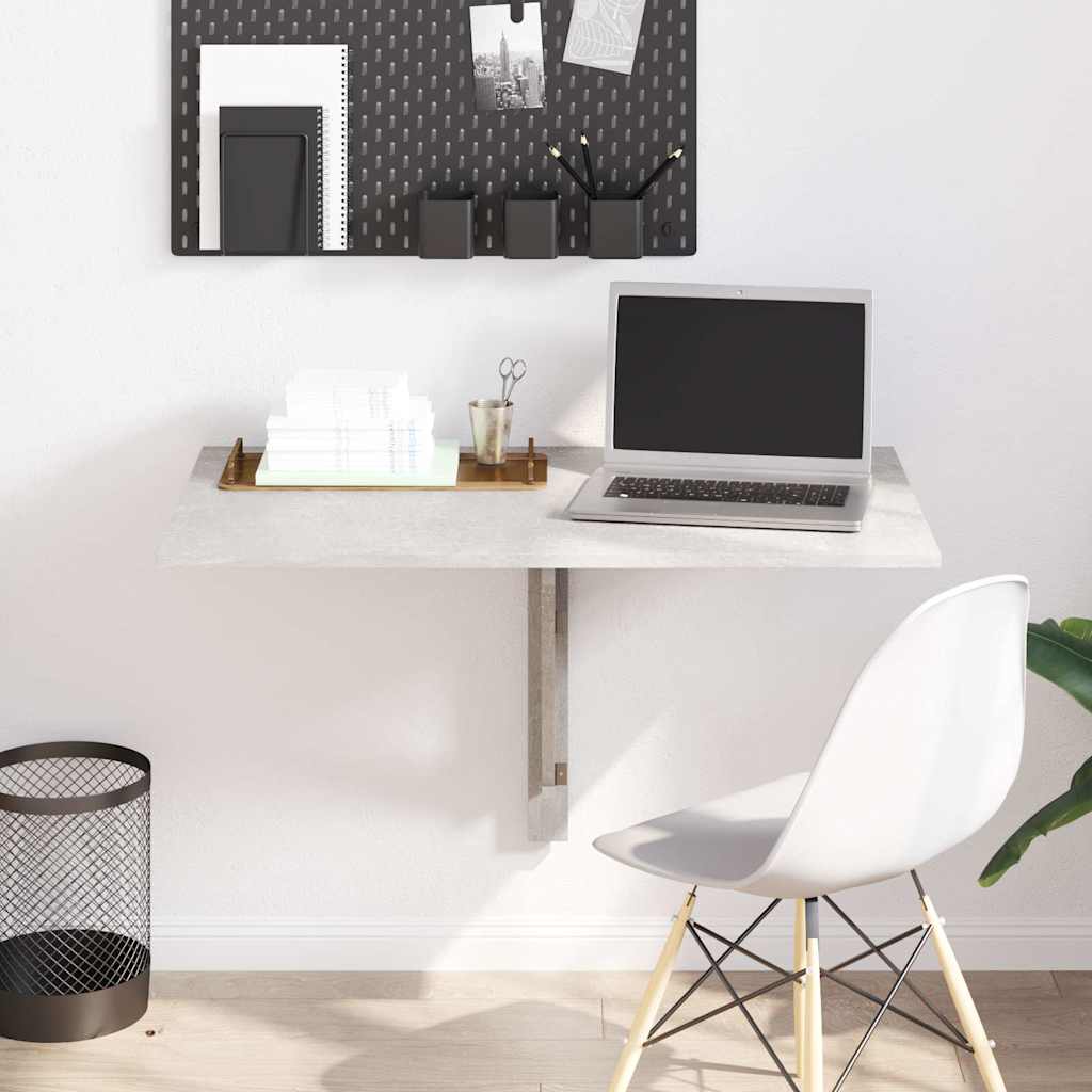 Table Murale Pliable 100X60X56 Cm Bois D'ingénierie - www.minichezmoi.com