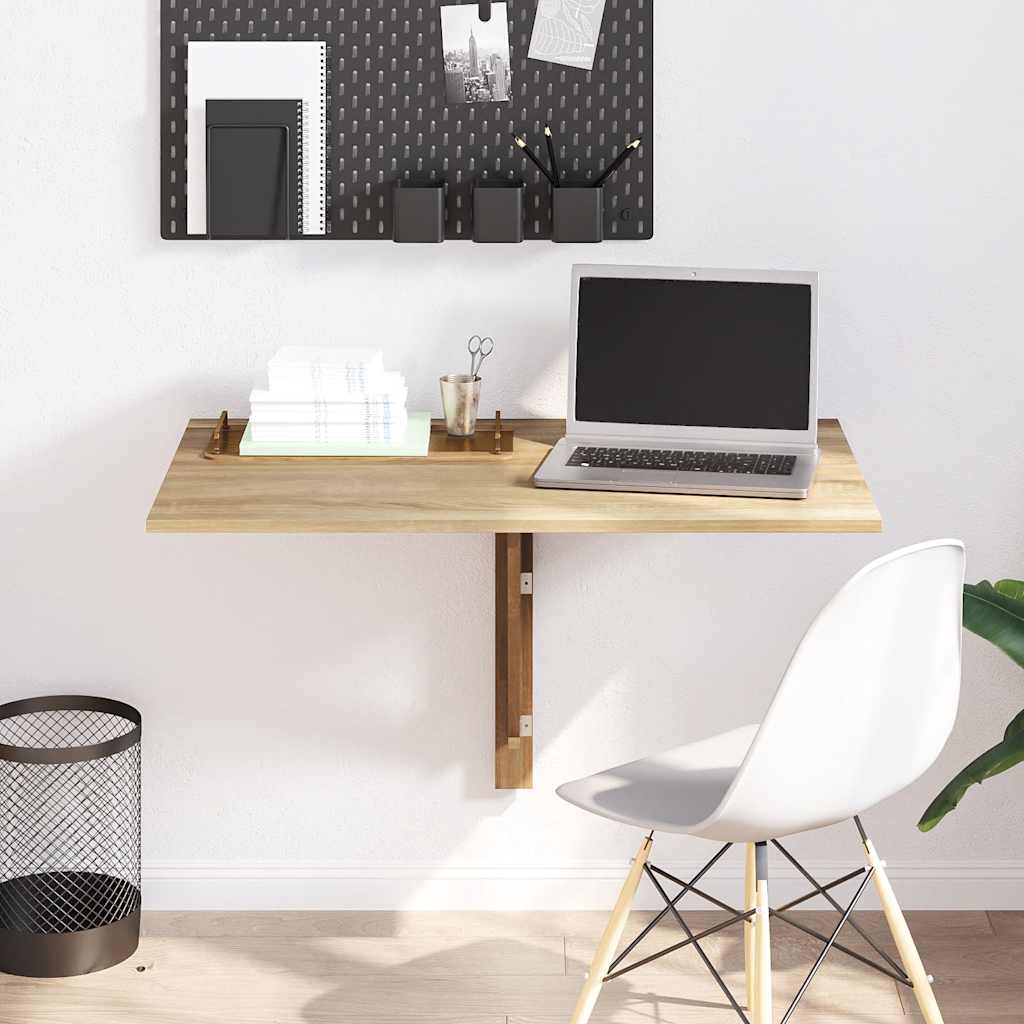 Table Murale Pliable 100X60X56 Cm Bois D'ingénierie - www.minichezmoi.com