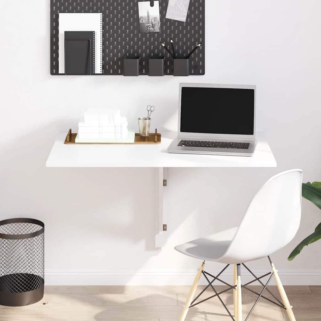 Table Murale Pliable 100X60X56 Cm Bois D'ingénierie - www.minichezmoi.com