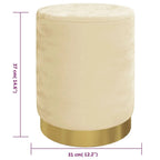 Tabouret De Rangement Rond 31 X 37 Cm - www.minichezmoi.com