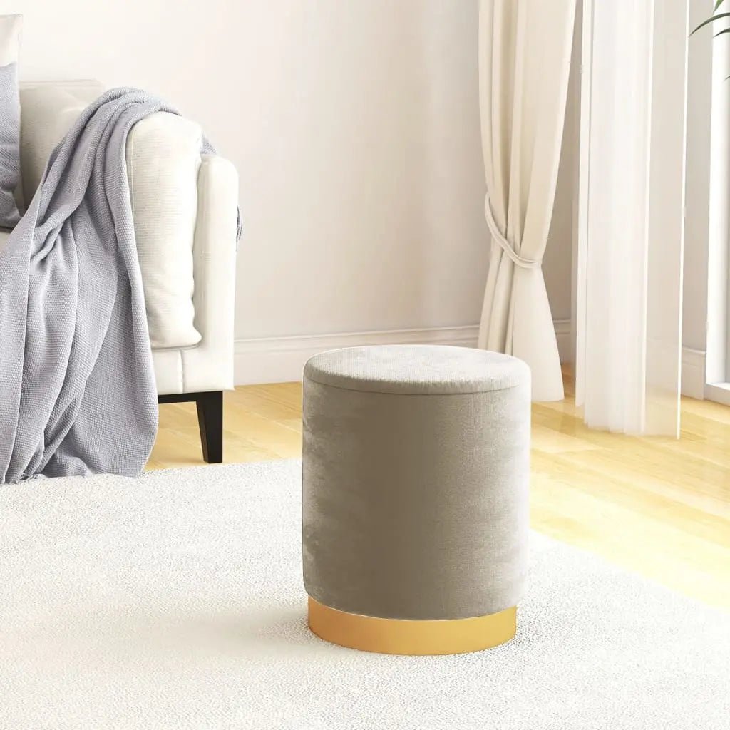 Tabouret De Rangement Rond 31 X 37 Cm - www.minichezmoi.com