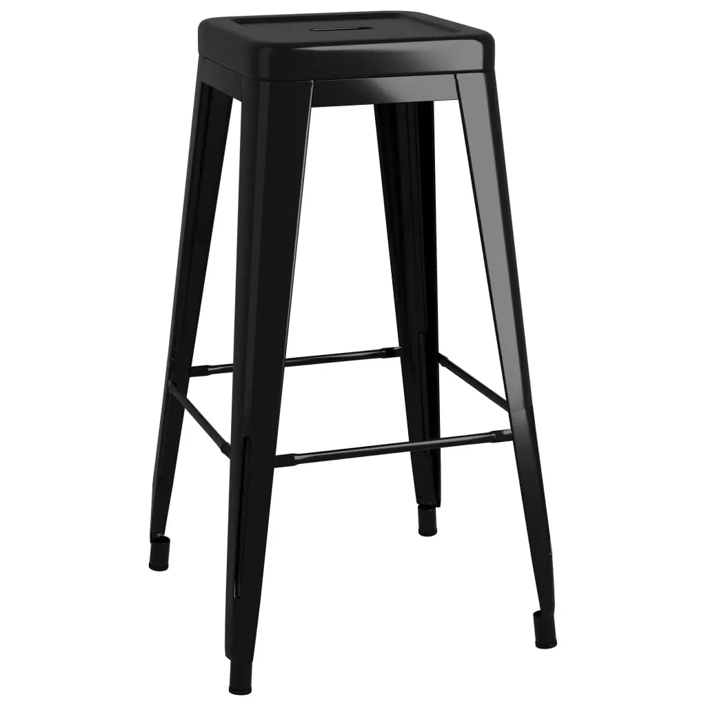 Tabourets De Bar Empilables Lot De 2 Métal - www.minichezmoi.com