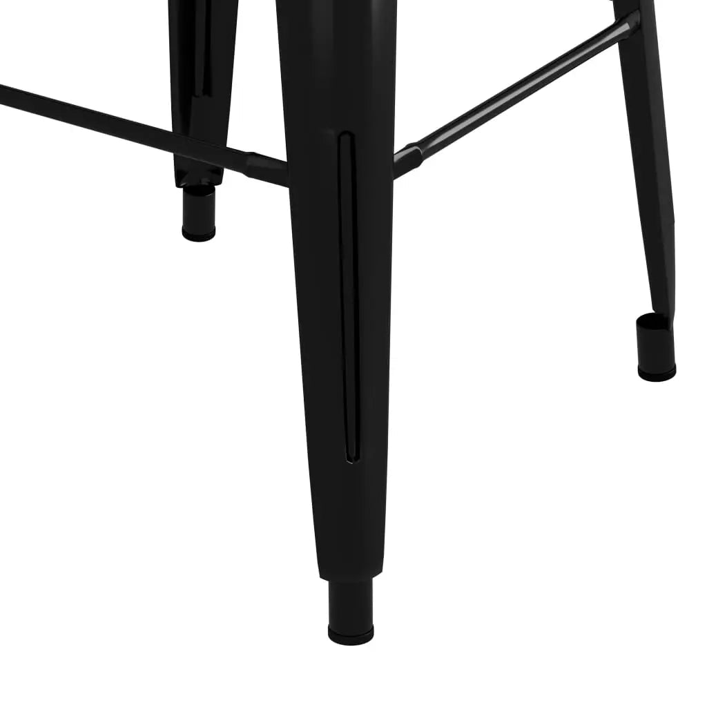 Tabourets De Bar Empilables Lot De 2 Métal - www.minichezmoi.com