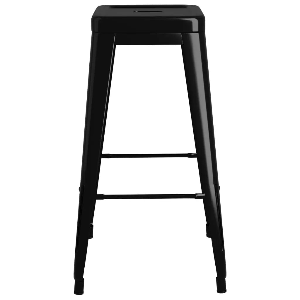 Tabourets De Bar Empilables Lot De 2 Métal - www.minichezmoi.com