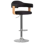 Tabourets De Bar Lot De 2 Bois Courbé Et Similicuir - www.minichezmoi.com