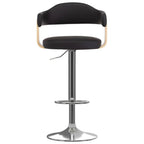 Tabourets De Bar Lot De 2 Bois Courbé Et Similicuir - www.minichezmoi.com
