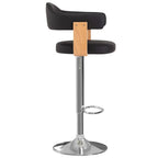 Tabourets De Bar Lot De 2 Bois Courbé Et Similicuir - www.minichezmoi.com