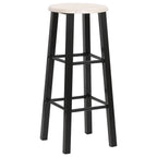 Tabourets De Bar Lot De 2 Noir Mdf - www.minichezmoi.com