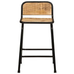 Tabourets De Bar Lot De 2 Pcs Bois Massif Manguier Brut - www.minichezmoi.com