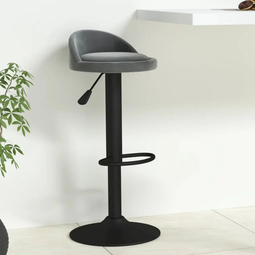 Tabourets De Bar Lot De 2 Velours - www.minichezmoi.com