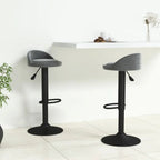 Tabourets De Bar Lot De 2 Velours - www.minichezmoi.com