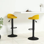 Tabourets De Bar Lot De 2 Velours - www.minichezmoi.com