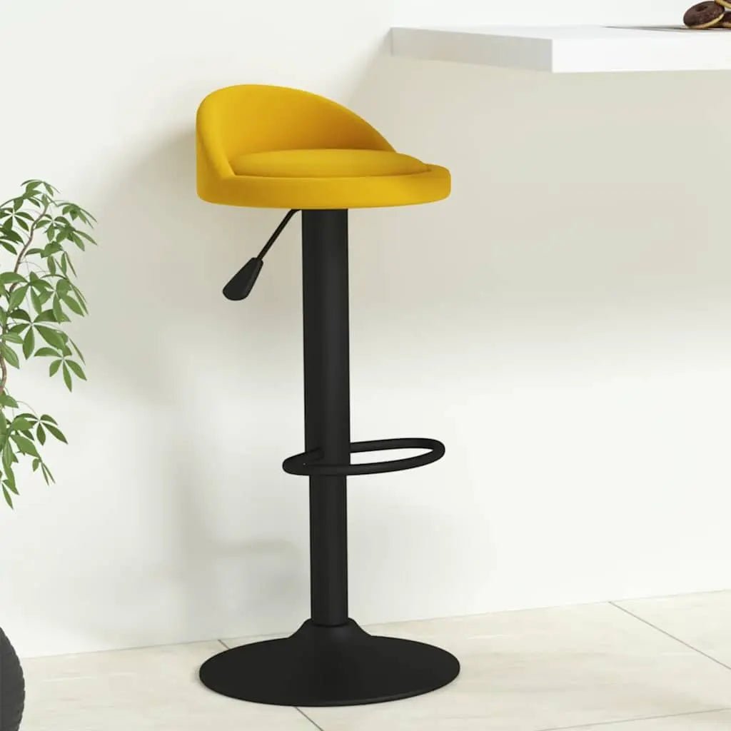 Tabourets De Bar Lot De 2 Velours - www.minichezmoi.com