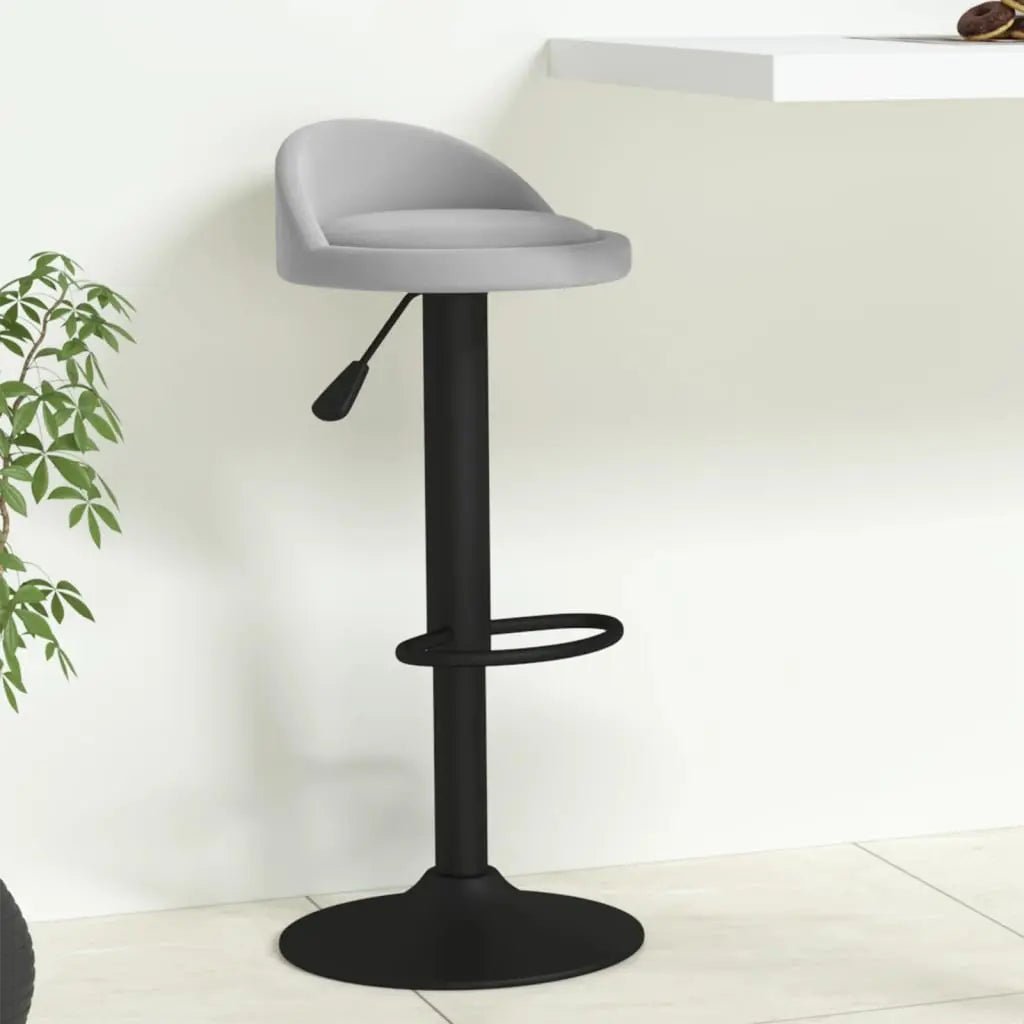 Tabourets De Bar Lot De 2 Velours - www.minichezmoi.com