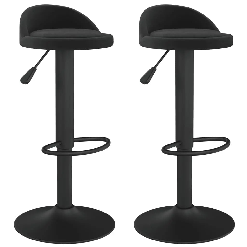 Tabourets De Bar Lot De 2 Velours - www.minichezmoi.com