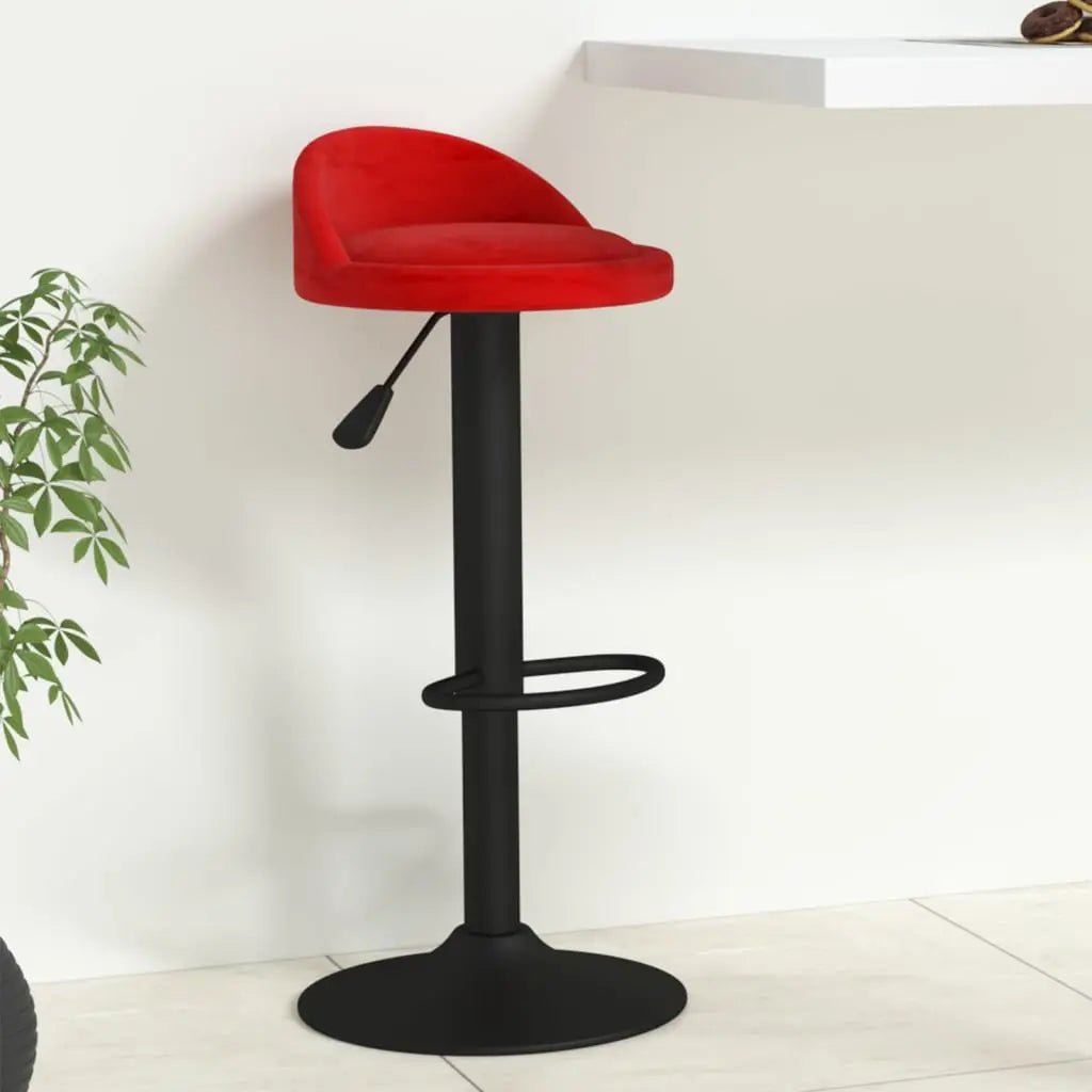 Tabourets De Bar Lot De 2 Velours - www.minichezmoi.com