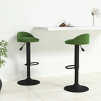 Tabourets De Bar Lot De 2 Velours - www.minichezmoi.com