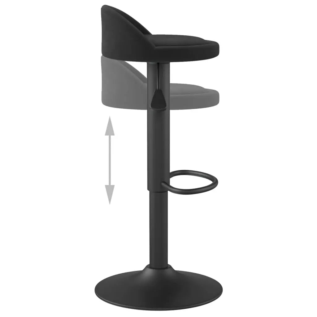 Tabourets De Bar Lot De 2 Velours - www.minichezmoi.com